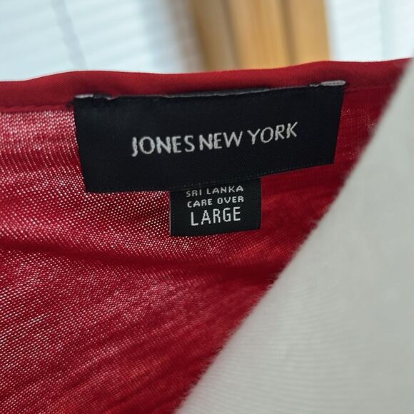 Jones New York Pintuck Jersey Top Size L NWT - Picture 7 of 8